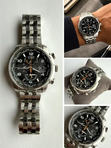 Relógio Citizen Eco Drive Global - At9010-52e Masculino