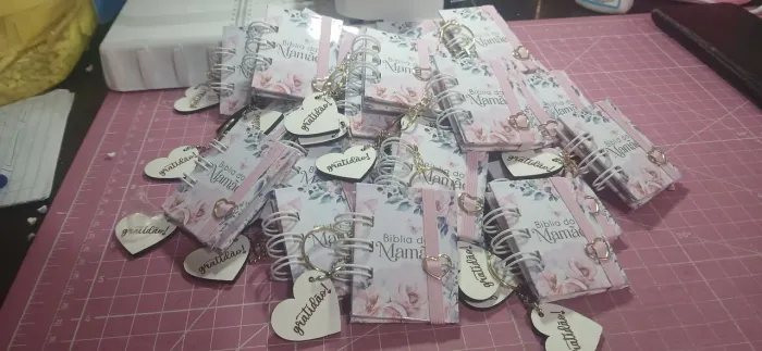 Mini biblias chaveiro varios temas
