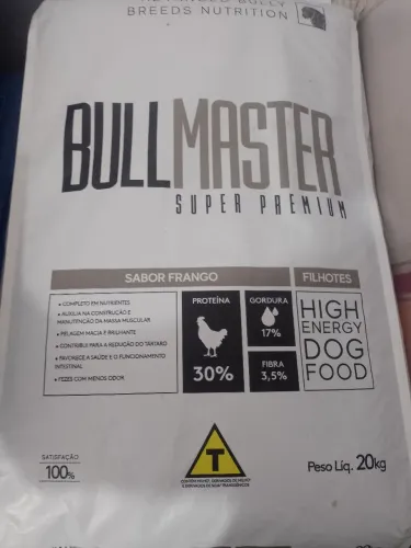 Saco com 20 kgs de Ração Super Premium para Cães