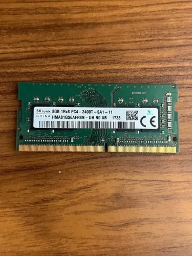 Memória Notebook SK Hynix 8GB (PC4-2400t hma81gs6afr8n-uh)