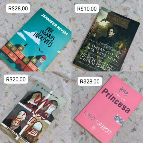 Vende se livros a partir de R$10,00