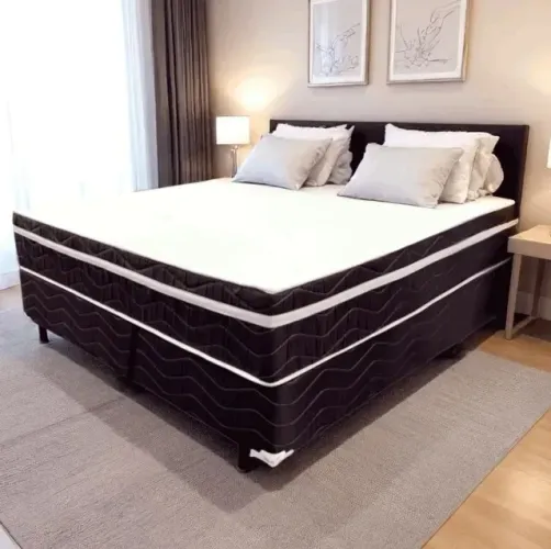 Cama Box Queen Size 1,58m x 1,98m Prime Pocket