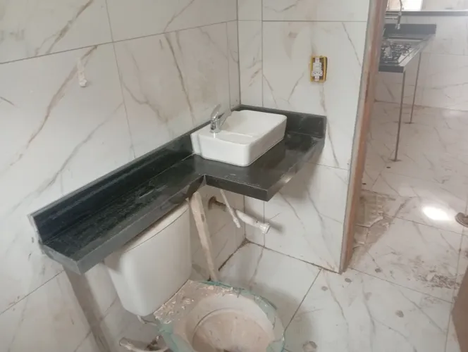 Bancada de banheiro no preto são grabiel