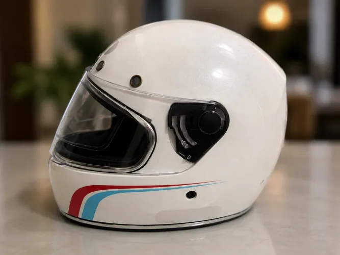 Capacete Urban Helmets Café Racer M 58cm + Viseira Extra