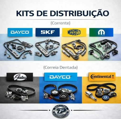 Kit correia dentada, Kit distribuição ( Corrente ) Temos para todas as marcas e modelos