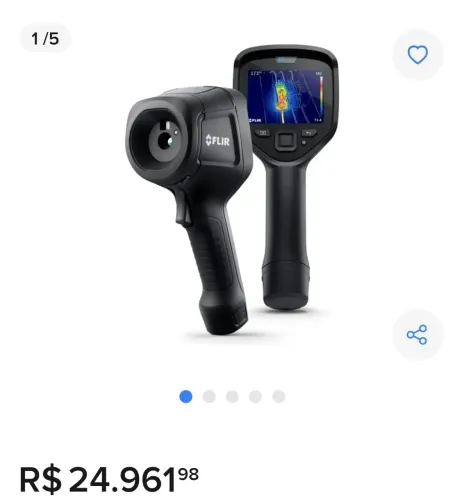 Duas Câmera termografica E8 Pro