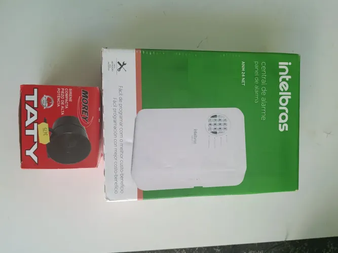 CENTRAL ALARME ANM 24 Net + BATERIA+ SIRENE