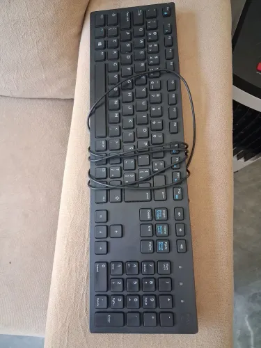 Teclado com fio Dell