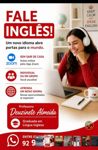 Aulas de Inglês- Fale Um novo idioma.