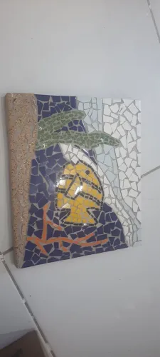 Vor negociável de quadro peixei em mosaico