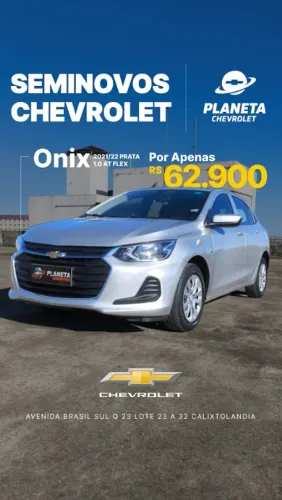 Chevrolet Onix Hatch 1.0 12V TB Flex Aut. 4P 2022