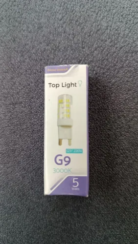 Lâmpada LED G9 3000K 5w Top Light 
