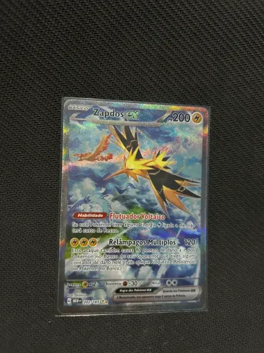 Carta Pokémon Zapdos Ex