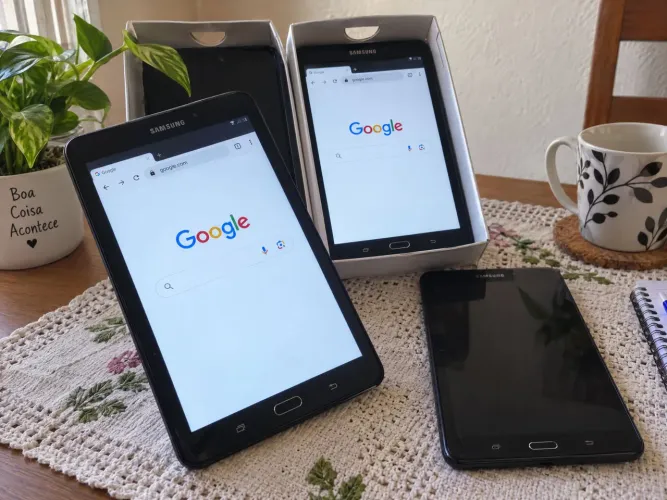 Oferta relâmpago hoje 2 tablet Samsung Galaxy por 399