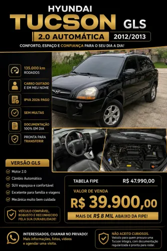 Hyundai Tucson 2.0 16V Aut. 2013