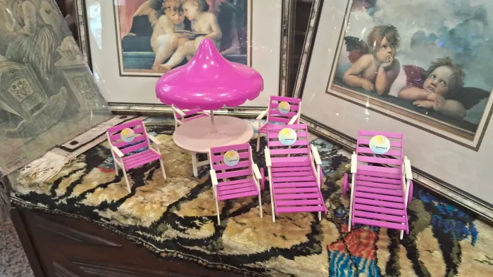 Boneca conjunto de piscina brinquedo 