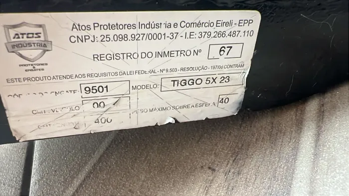 Engate/Reboque para Tiggo 5x