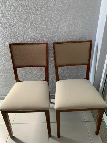 Cadeira de madeira( kit 2 und)