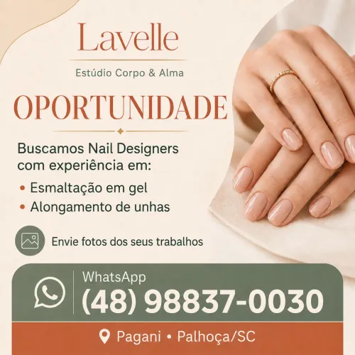 Vaga para Nail designer