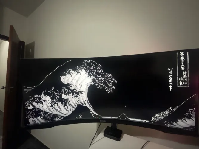 Monitor gamer curvado