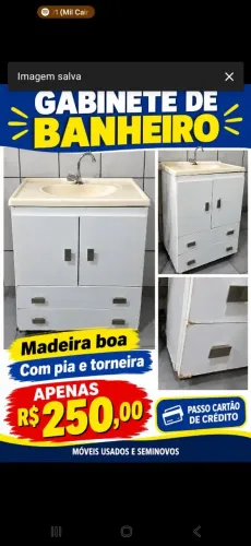 Gabinete banheiro