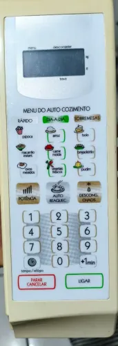 Placa com painel para microondas Panasonic NNST57