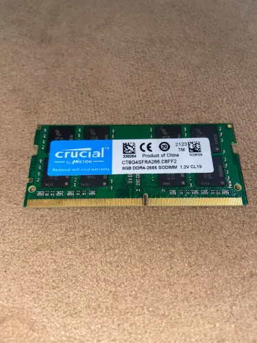 Memória Crucial Ct8g4sfs8266 Ddr4 8gb 2666mhz