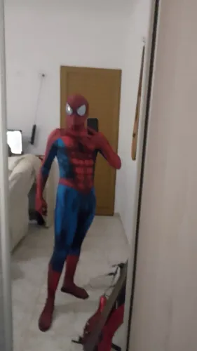 COSPLAY HOMEM-ARANHA + SOLADO + FACESHELL+ LANÇA-TEIAS