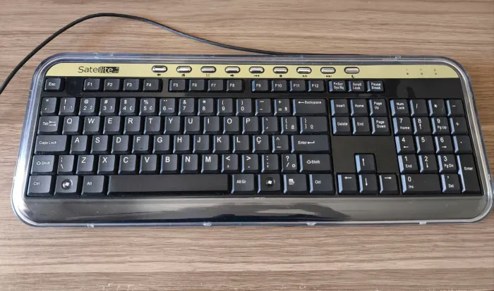 Teclado para escritório marca SATE - *brinde mouse sem fio*