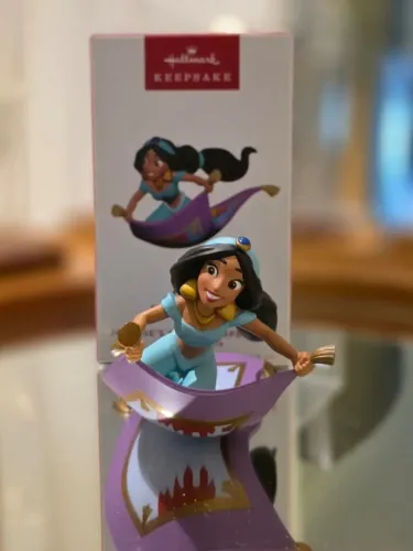 Miniatura Ornamento Jasmine e Tapete Mágico - Aladdin