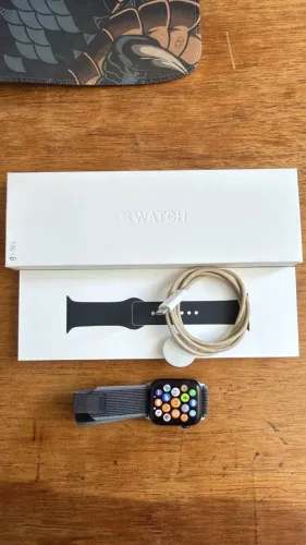 Apple Watch 9 45mm - Bateria 89% - Envio OLX Pay - Aceito Troca e Parcelo 18x
