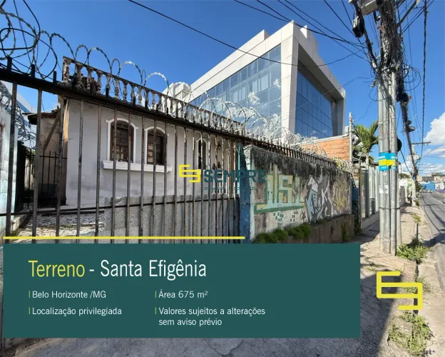 Terreno para alugar no Santa Efigenia em Belo Horizonte/ MG