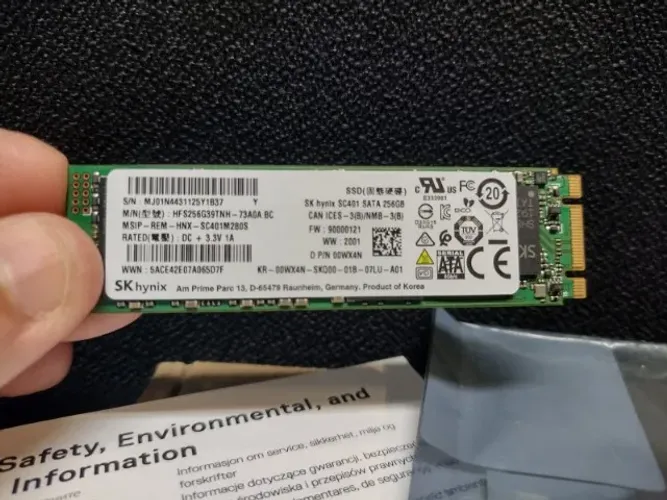 SSD M.2 Dell 256Gb