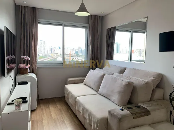 Apartamento Mobiliado para Locação | 44m² | Home Office e Closet | Condomínio Atua Hipódro