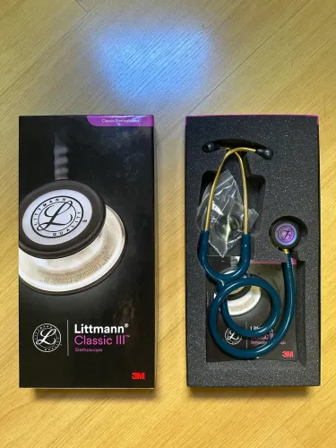 Estetoscópio 3M Littmann Classic III Novo - Verde Oliva Furta-cor (Edição Especial)