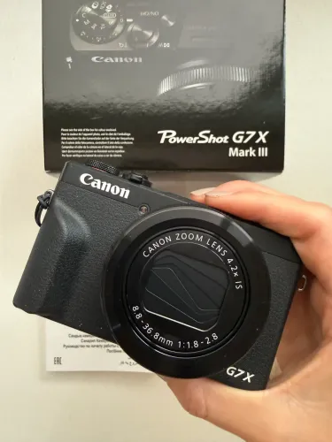 Canon PowerShot G7 X Mark III praticamente nova, aproximadamente 1 mês de uso