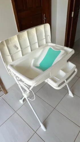 Banheira com trocador