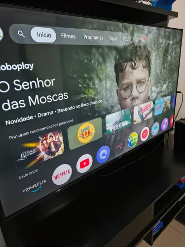 Tv smart 50 TCL Android Google bordas infinita top