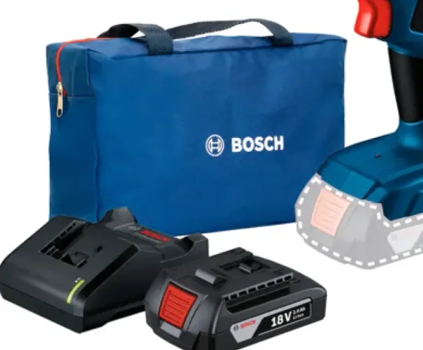 Furadeira e Parafusadeira Impacto Gsb183 18V Bateria+Carregador+Bolsa Bosch 110V