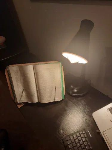 Luminária Abajur de Mesa Preto Articulável (NÃO ACOMPANHA LÂMPADA)