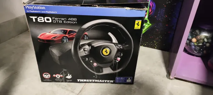 Volante Ferrari Compatível Ps3 Ps4 Ps5