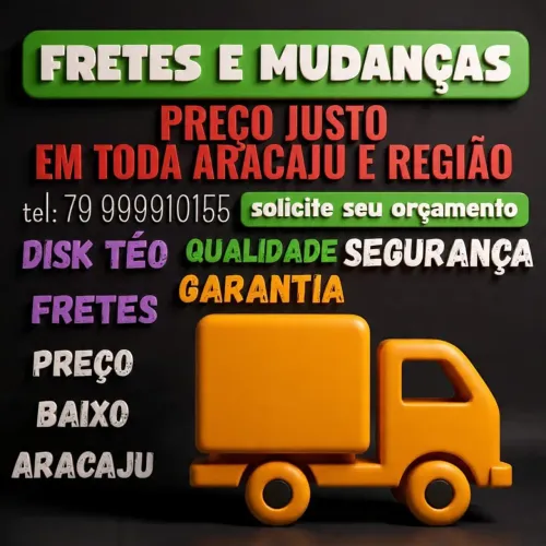 FRETE FRETES E MUDANÇAS PREÇO BAIXO DE ARACAJU E REGIÃO ( LEIA A DESCRIÇÃO )