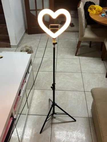 VENDO RING LIGHT FORMATO DE CORAÇÃO 