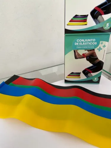 FAIXA ELÁSTICA DE EXERCÍCIO Conjunto de Elásticos
