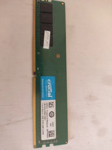 Memória ddr4 16 giga 2666 crucial