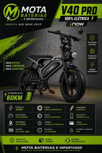 Vendemos bike elétrica no boleto.