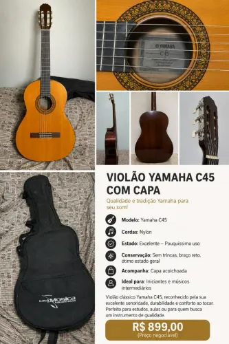 Violão Yamaha C45