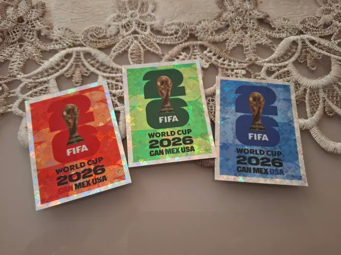 Figurinhas FWC 6, 7 e 8 - Panini World Cup 2026