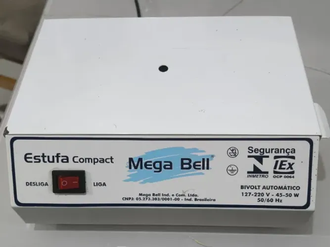 Estufa Manicure Esterilizador Mega Bell Cor Branco (USADO)