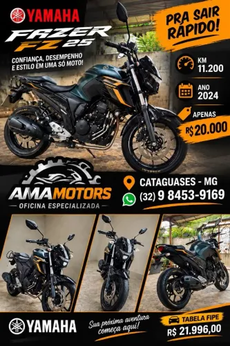 Fazer 250 Estado de zera